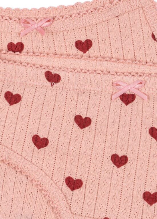 Konges Minnie Underwear pretty pointelle - Little French Heart