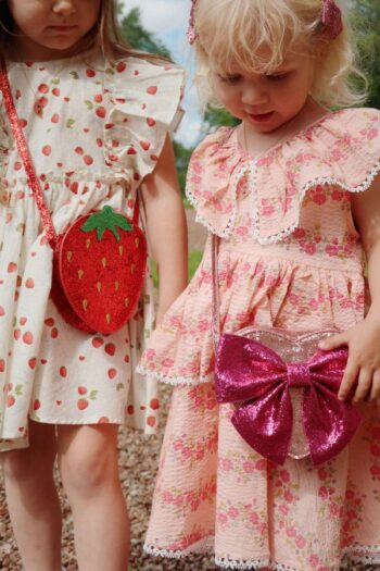 Konges Slojd SS25 - Frill Dress and Elvie Bow in Marmalade