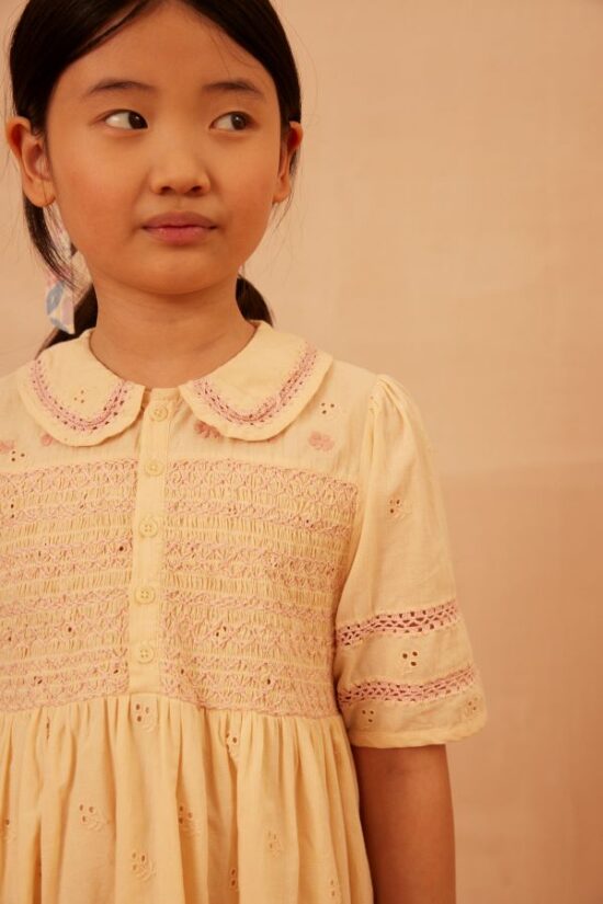 Apolina Lucie Dress Milk Broderie Anglaise (S2-3) - Image 5