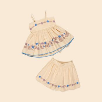 Apolina Magrit Short Set Milk - Little French Heart