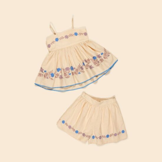 Apolina Magrit Short Set Milk - Little French Heart