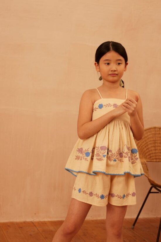 Apolina Magrit Short Set Milk - Little French Heart