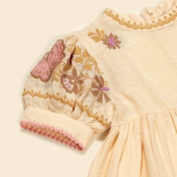 Apolina Mya Dress Milk - Little French Heart
