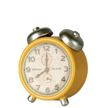 Maileg Alarm Clock Mouse Yellow - Little French heart