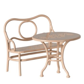 Maileg Cafe Set Mouse Big pale pink - Little French Heart