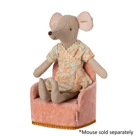 Maileg Folding Chair Mouse Rose - Little French Heart