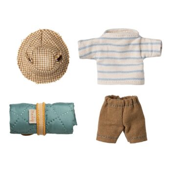 Maileg Hiker Mouse Big Brother Stripes - Little French Heart