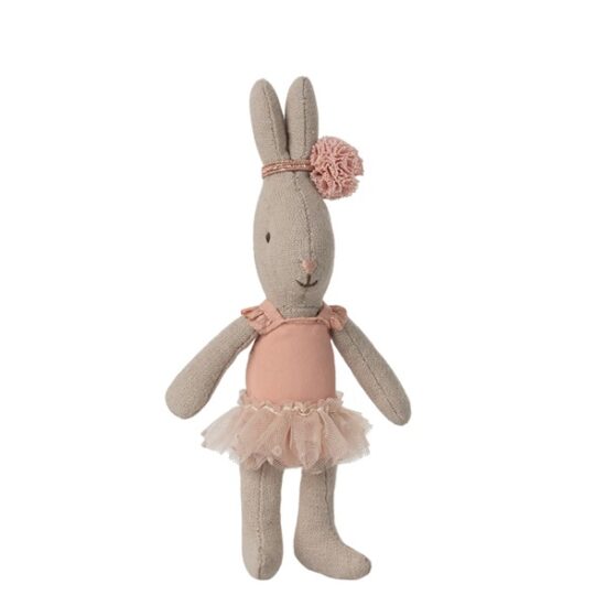Maileg Rabbit Micro Ballet Suit and Skirt Rose - Little French Heart