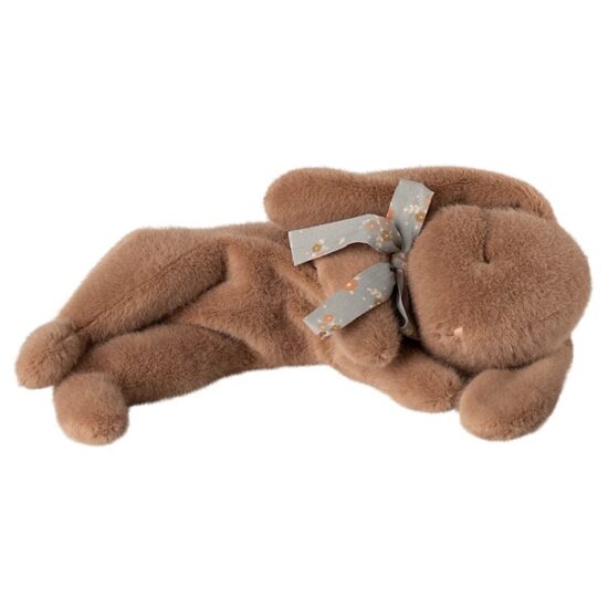 Maileg Sleeping Bunny Plush Small Brown - Little French Heart