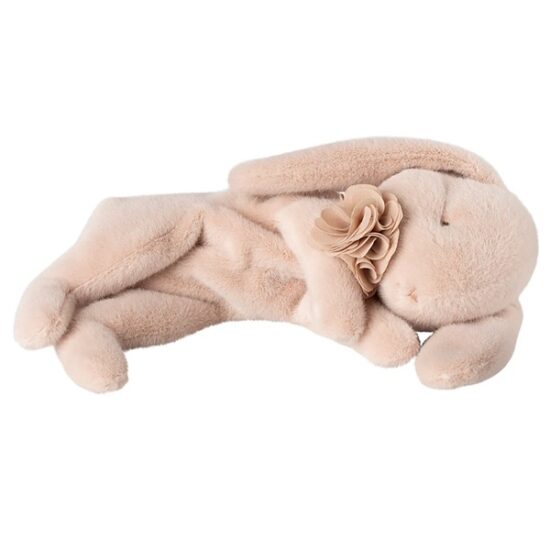 Maileg Sleeping Bunny Plush Small Powder - Little French Heart