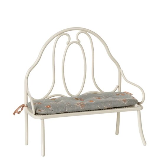 Maileg Vintage Bench Miniature off-white - Little French Heart