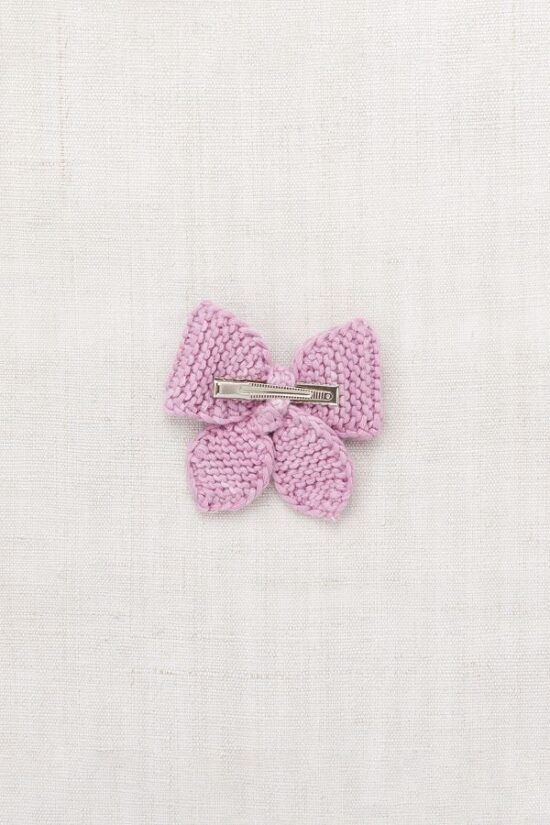 Medium Puff Bow - Hazy Lilac_2 - Little French Heart