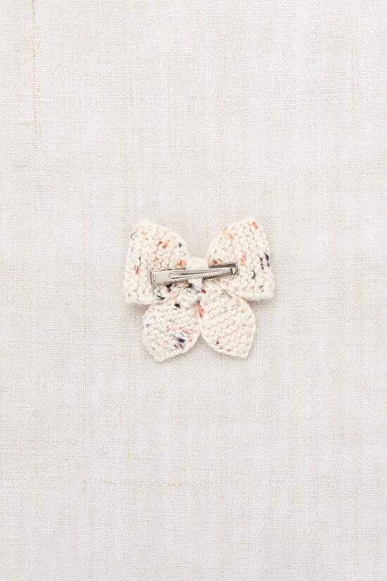Medium Puff Bow - picnic confetti 2 - Little French Heart