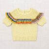 Misha & Puff Crochet Joya Top - Vintage Yellow Little French Heart