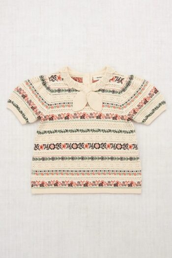 Misha and Puff Eyelet Ribbon Katya Blouse - Little French Heart