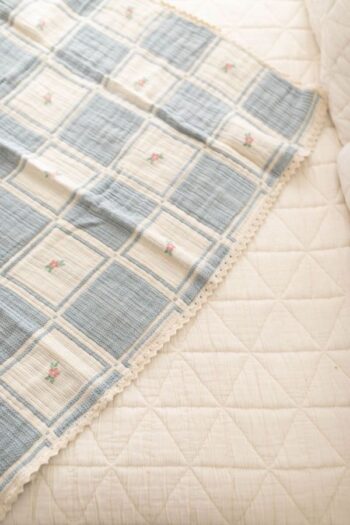 New Grain Patchwork Blanket Fleur 2 - Little French Heart