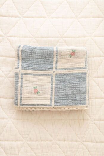 New Grain Patchwork Blanket Fleurfor baby 5 - Little French Heart