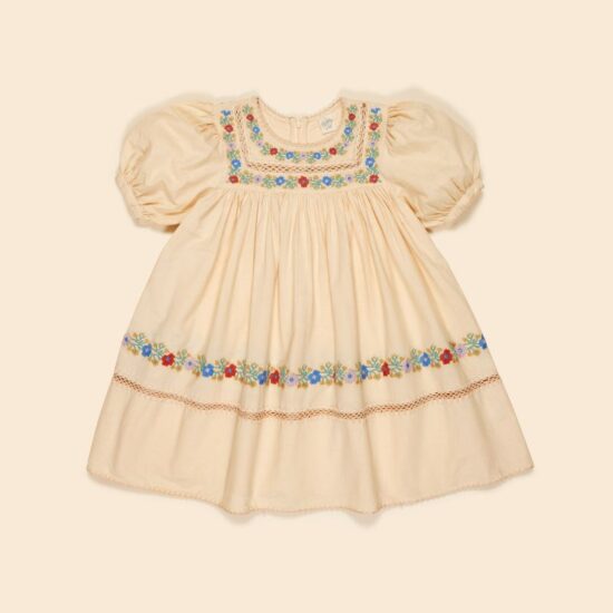 Apolina Patsy Dress MIlk - Little French Heart