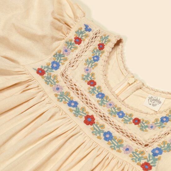 Apolina Patsy Dress MIlk - Little French Heart