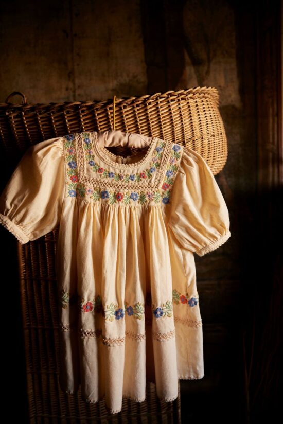 Apolina Patsy Dress MIlk - Little French Heart