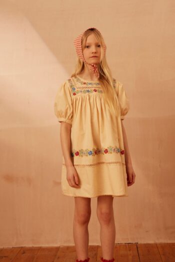 Apolina Patsy Dress MIlk - Little French Heart