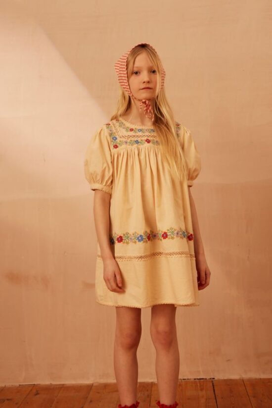 Apolina Patsy Dress MIlk - Little French Heart