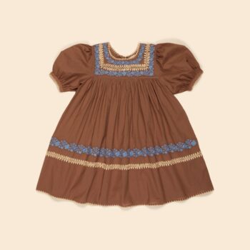 Apolina Patsy Dress Nut - Little French Heart