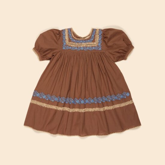 Apolina Patsy Dress Nut - Little French Heart