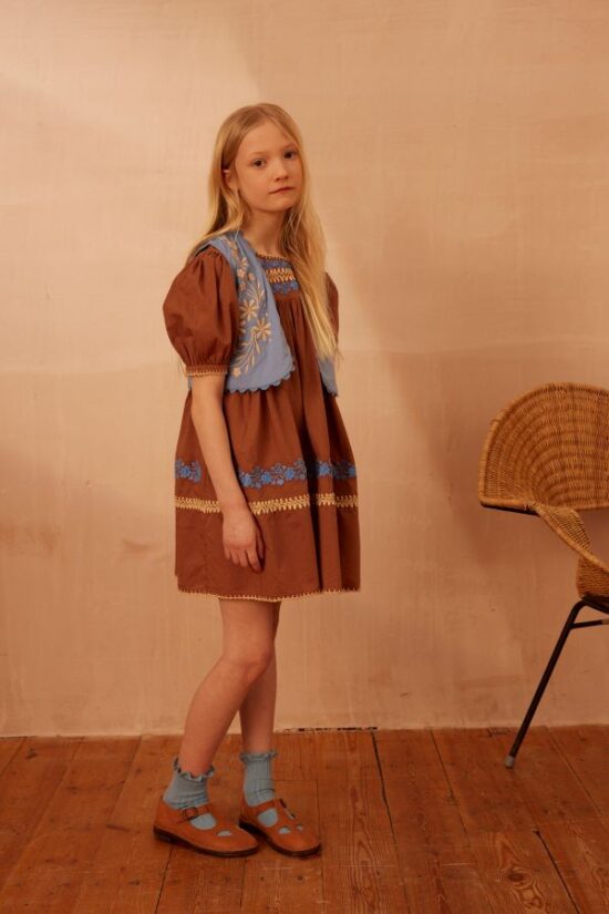 Apolina Patsy Dress Nut - Image 7