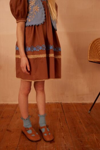 Apolina Patsy Dress Nut - Little French Heart