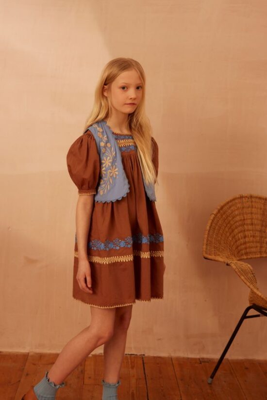 Apolina Patsy Dress Nut - Image 6