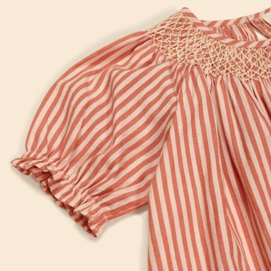 Apolina Sissy Smock Dress Mayol Stripe (9-11 Last one) - Image 2