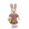Gry & Sif White Bunny Lavender Dress & Purse - Little French Heart