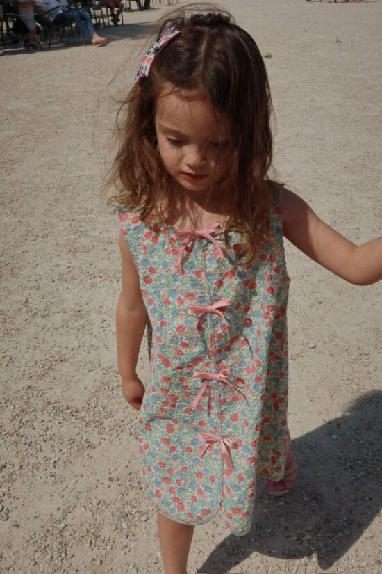 Konges ELIN BOW DRESS GOTS - Little French Heart