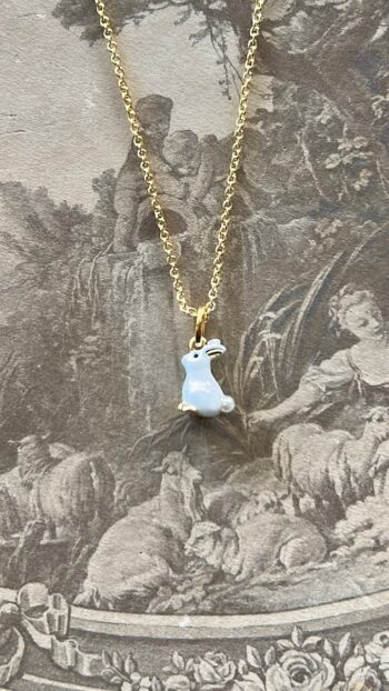 Les Nereides White Rabbit Necklace