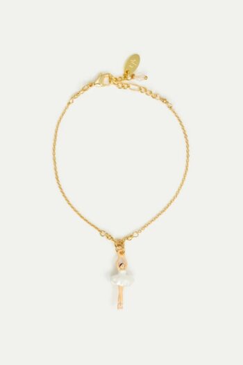 Les Nereides White Tutu Mini Ballerina Fine Bracelet 6 Les Neriedes White tutu mini ballerina fine bracelet - Little french Heart