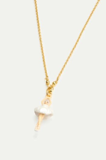 Les Nereides White Tutu Mini Ballerina Fine Bracelet 7 Les Neriedes White tutu mini ballerina fine bracelet - Little french Heart