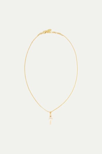 Les Neriedes White tutu mini ballerina fine necklace - Little french Heart