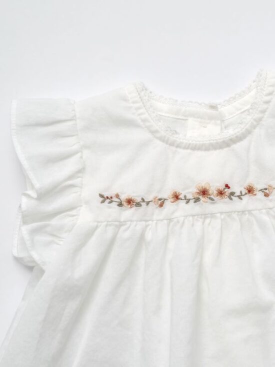 Louisiella Official - Blouse embroidery - Little French Heart
