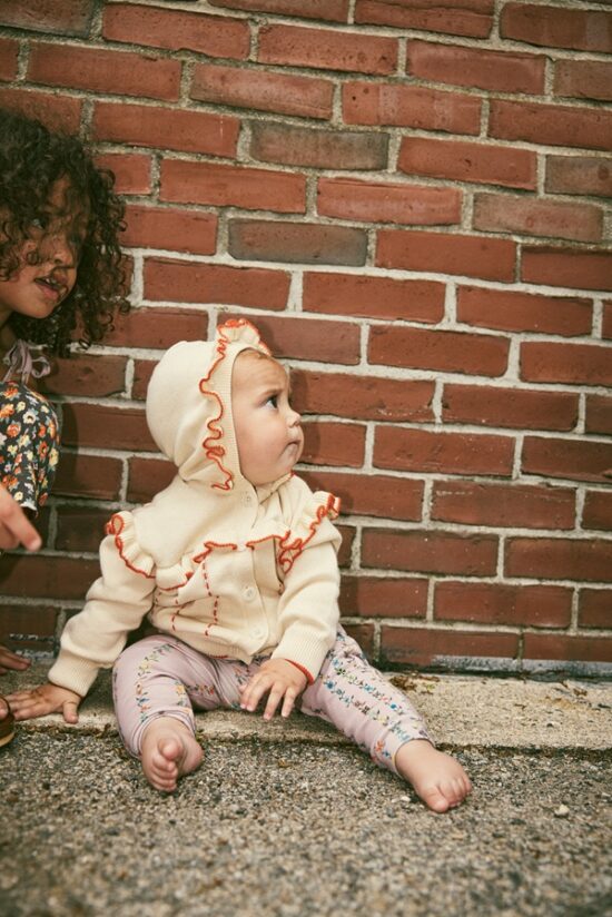 Misha & Puff Baby Cotswolds Hooded Cardigan - String_ 1- Little French Heart