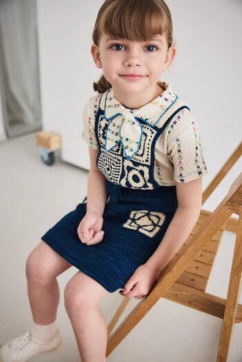 Misha & Puff Crochet Afghan Pinafore - Celestial_4 - Little French Heart