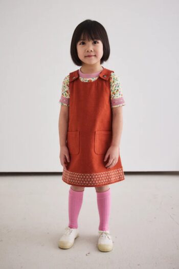Misha & Puff Little Paths Nell Dress - Claystone_5 - Little French Heart