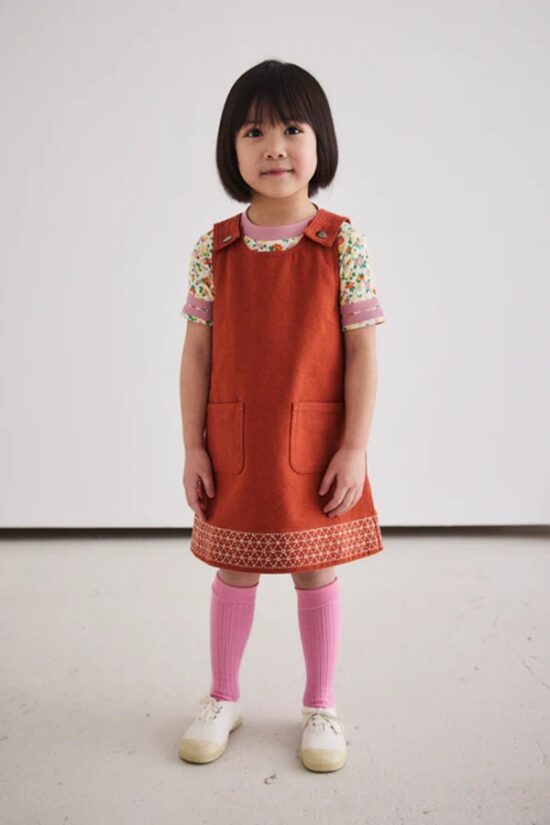 Misha & Puff Little Paths Nell Dress - Claystone_5 - Little French Heart