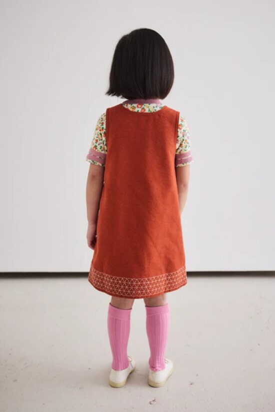 Misha & Puff Little Paths Nell Dress - Claystone_7 - Little French Heart