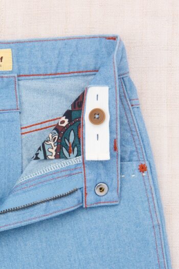 Misha & Puff Slim Flared Jeans - Baby Blue_03 - Little French Heart