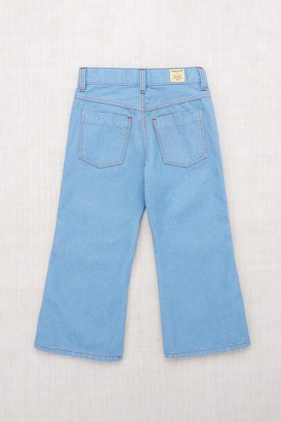 Misha & Puff Slim Flared Jeans - Baby Blue_2 - Little French Heart