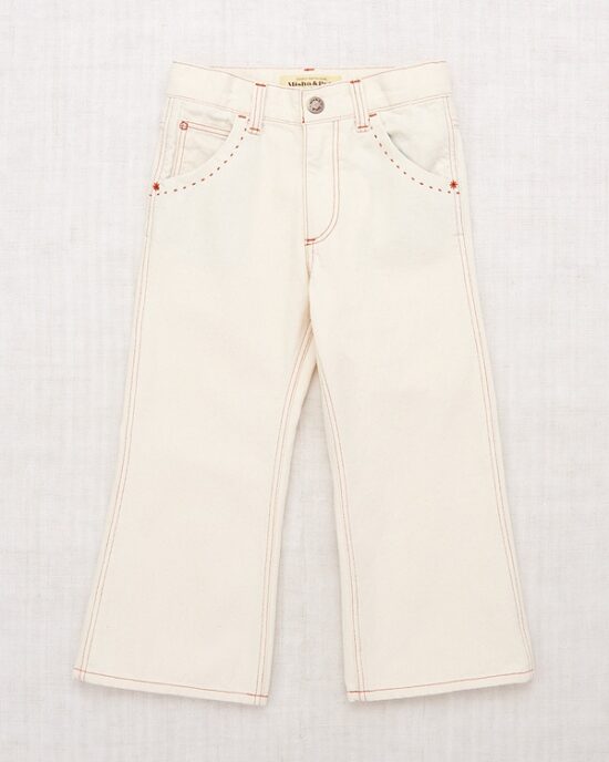Misha & Puff Slim Flared Jeans - Gesso Denim_1 - Little French Heart