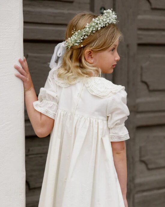 Noralee Amelia Dress Ivory - Little French Heart 3