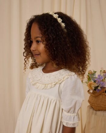 Noralee Amelia Dress Ivory - Little French Heart 4