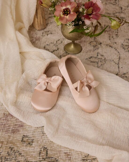 Noralee Bow Ballet Flat Antique - Little French Heart